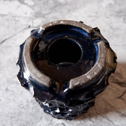 3.5号深海碧鉢953　塊根植物　多肉植物　盆栽　植木鉢　作家鉢　鉢皿　沖縄 6枚目の画像