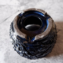 4号深海碧荒裂紋炎鉢960　塊根植物　多肉植物　盆栽　植木鉢　作家鉢　沖縄 6枚目の画像