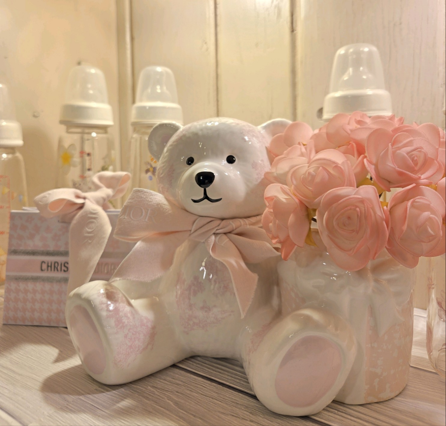 ラッキーベア　ピンク