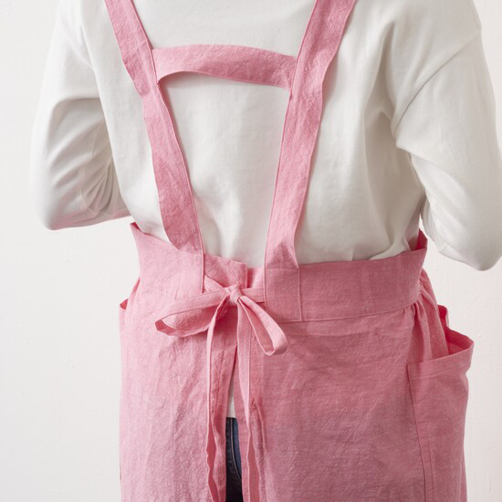 ピナフォアエプロン CLC / pinafore apron CLC　コーラル