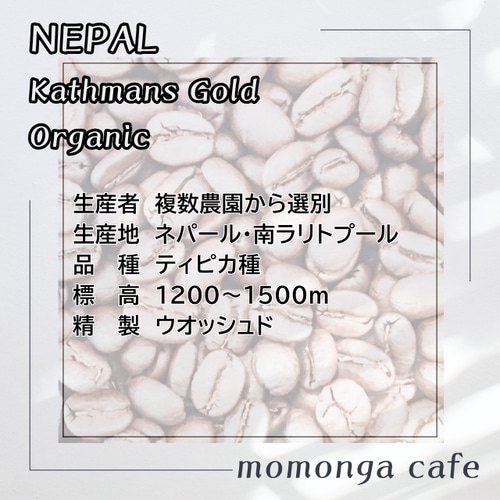 ネパール オーガニック100g コーヒー・カフェオレ momonga cafe 通販