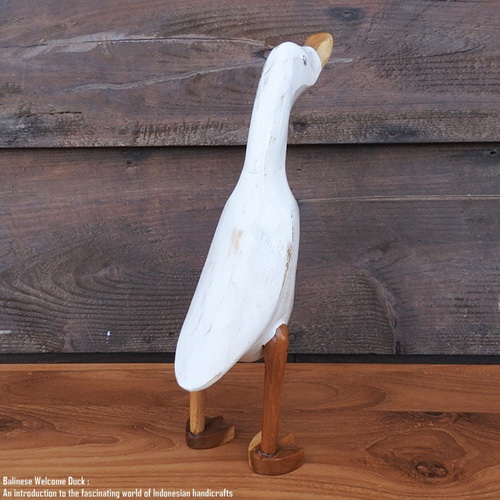 ウェルカムボード アヒルさん ホワイトウォッシュ Mサイズ ウェルカム