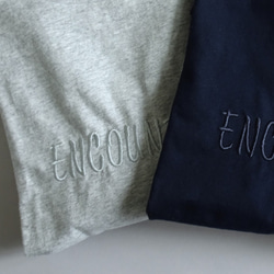 刺繍入りロングスリーブTシャツ＜ENCOUNTER＞ 4枚目の画像