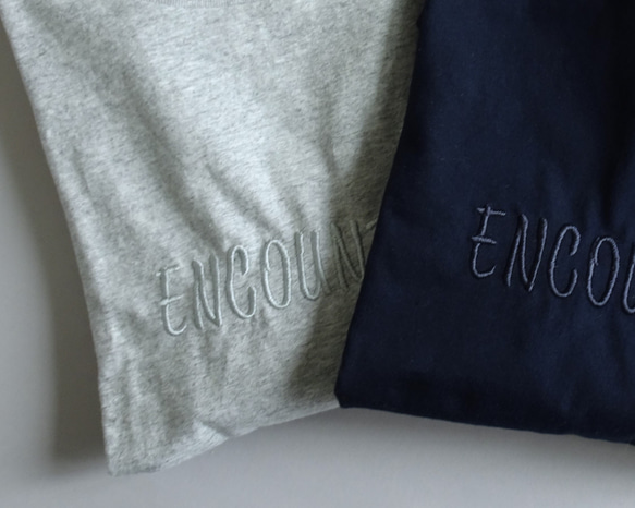 刺繍入りロングスリーブTシャツ＜ENCOUNTER＞ 4枚目の画像