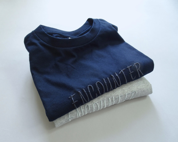 刺繍入りロングスリーブTシャツ＜ENCOUNTER＞ 3枚目の画像