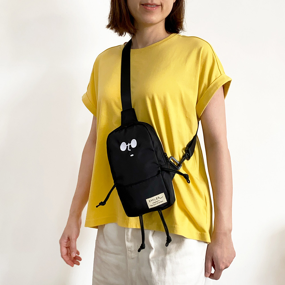 新色【MINI Buddy Bag】ミニサイズボディバッグ「ブラック」ヒト
