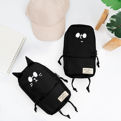 【黒ねこ】ボディバッグ、マルチケース×3 pouch-0002_2.jpg