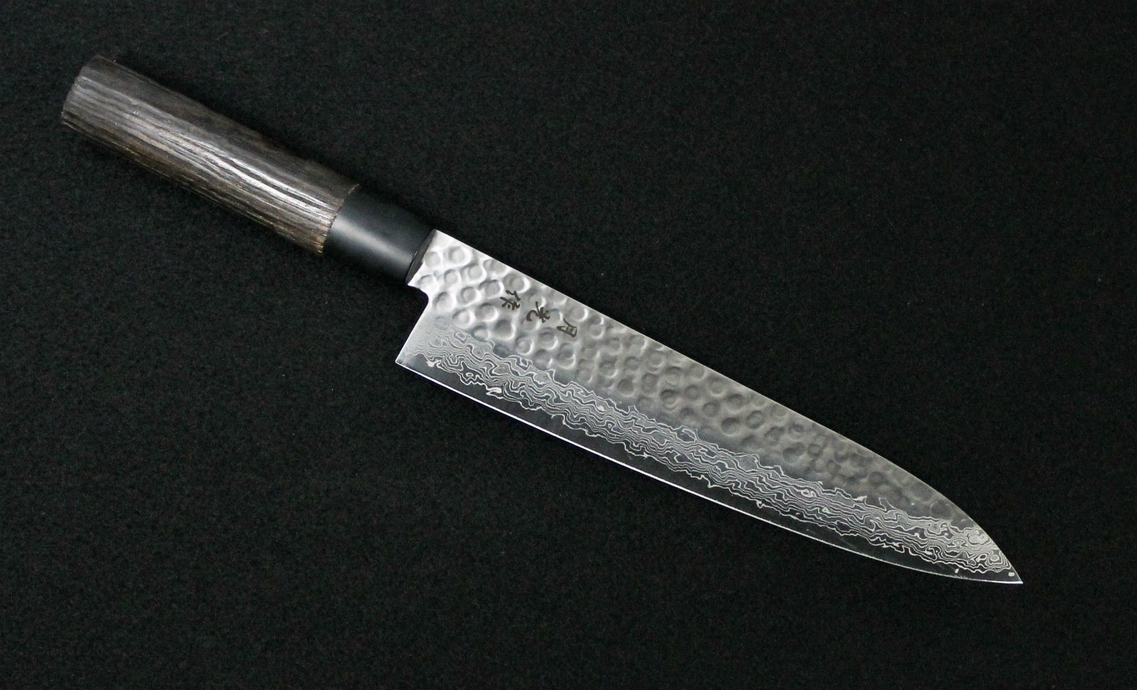 10A ダマスカス 牛刀包丁 210㎜ G1813 焼栗柄 月光作 9,804円