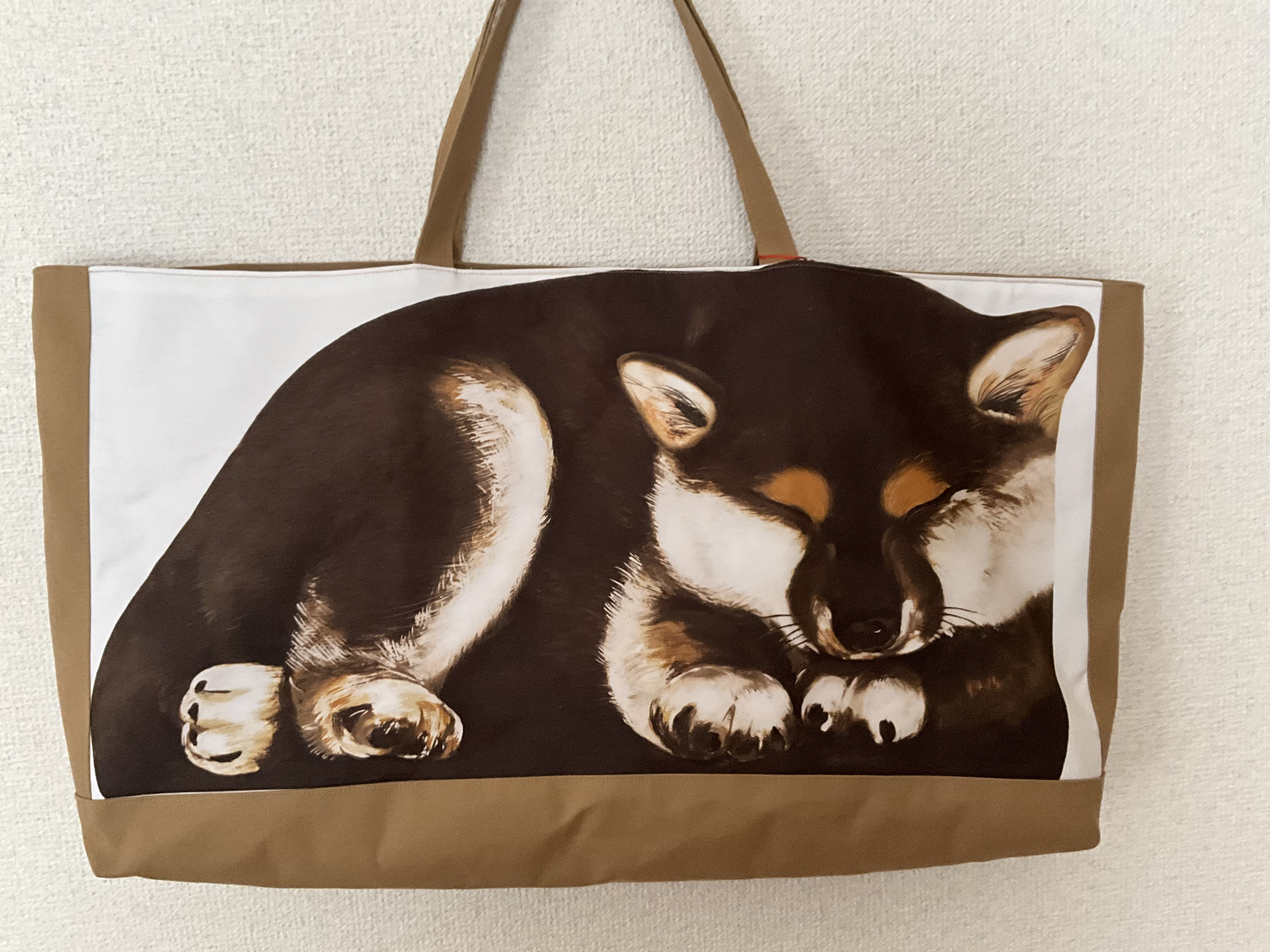 黒柴犬bigトートバッグ