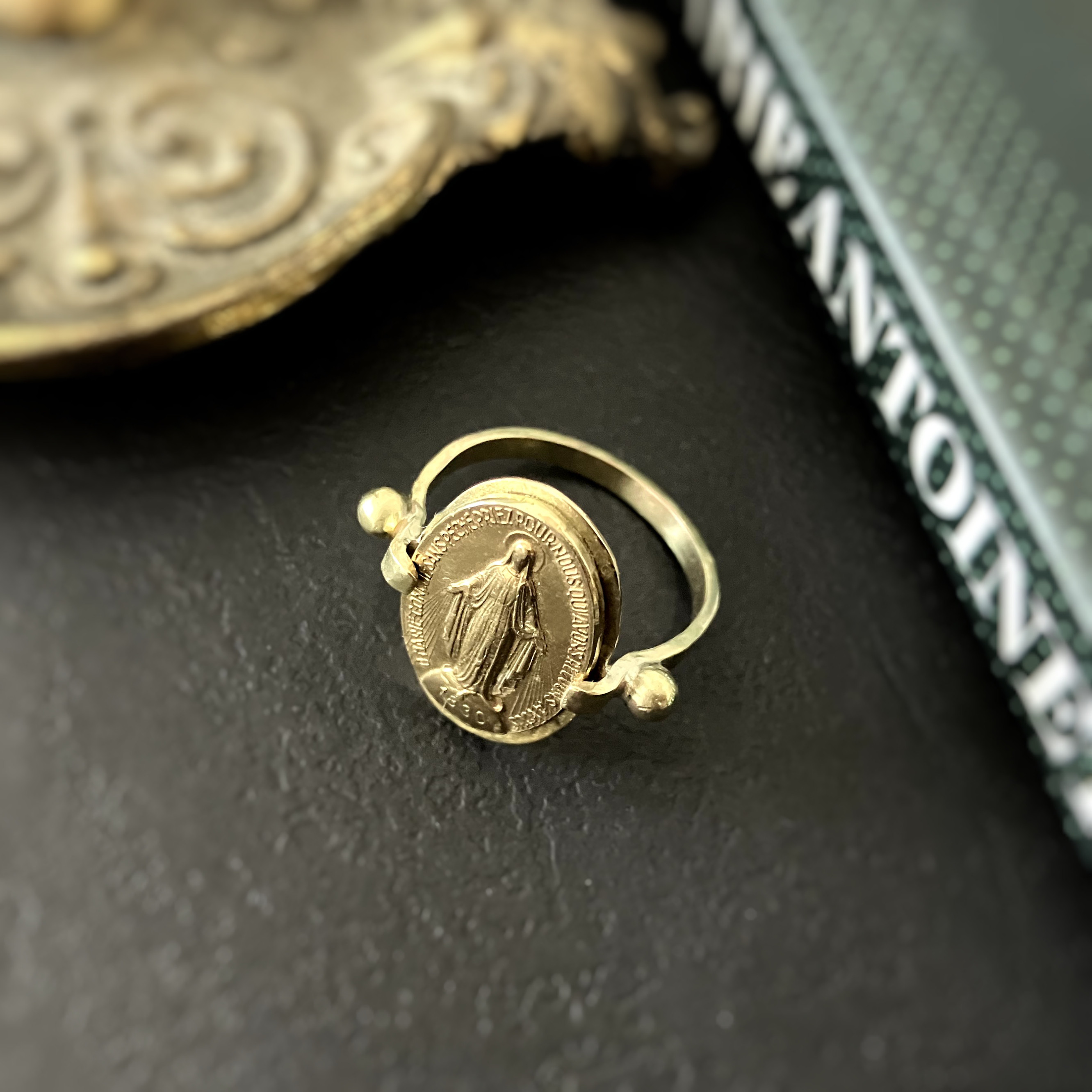 [フランス奇跡のメダイ] ring - gold*brass