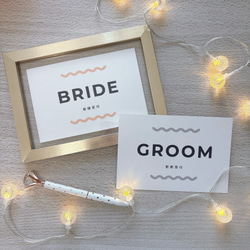 追跡あり・2枚セット】受付サイン 新郎新婦受付 結婚式 ウェディング