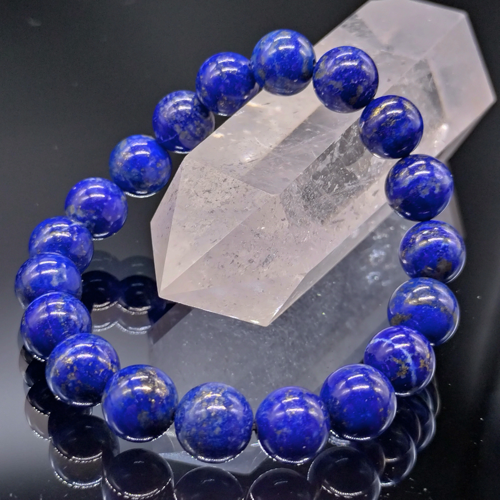 ラピスラズリ・10mm【高品質】4A ブレスレット