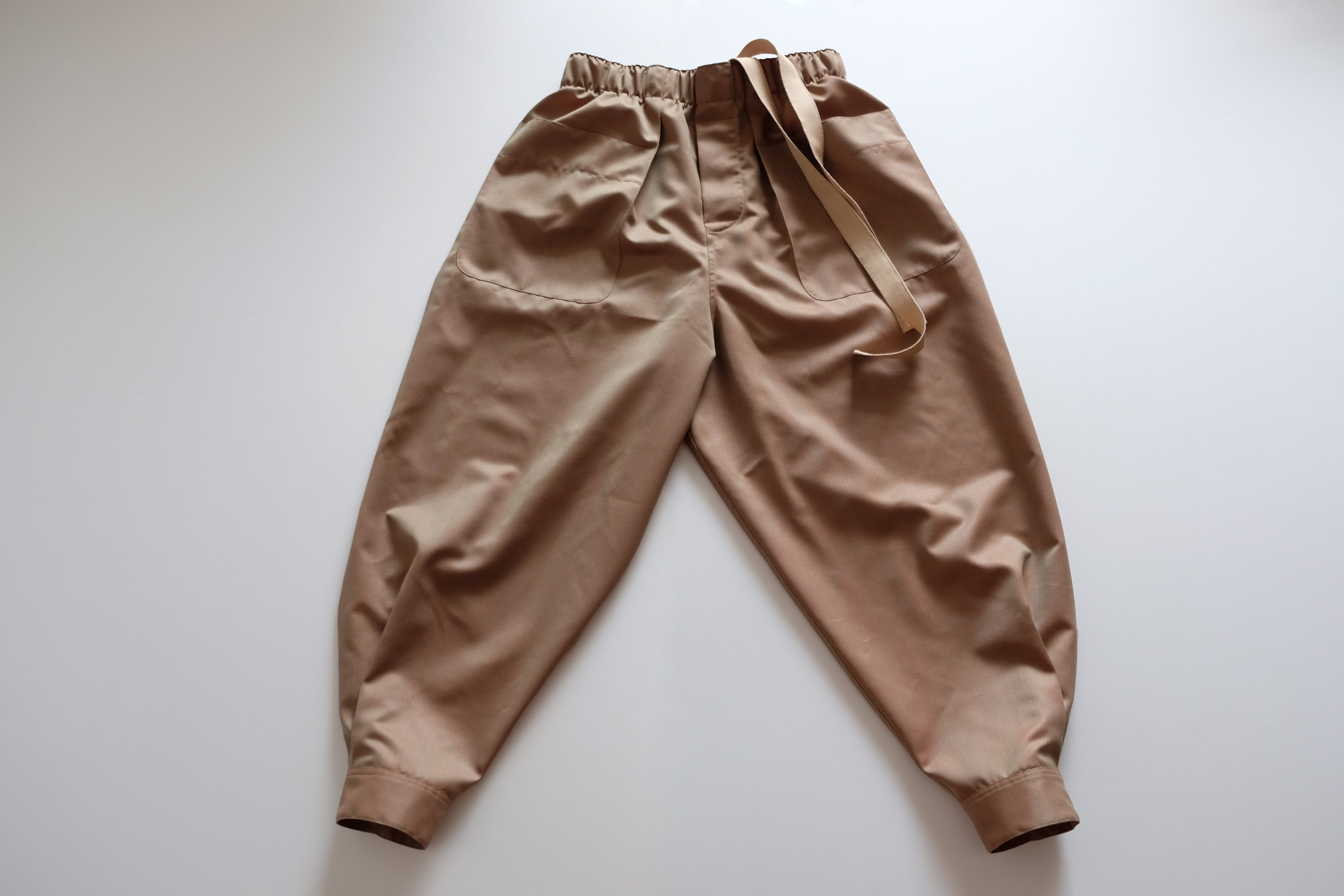 シャツ袖４ポケットパンツ / サンクロスウール 【玉虫色】