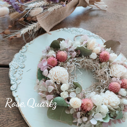 シルバーリーフのクリスマスリース/ シルバーインテリア、玄関リース