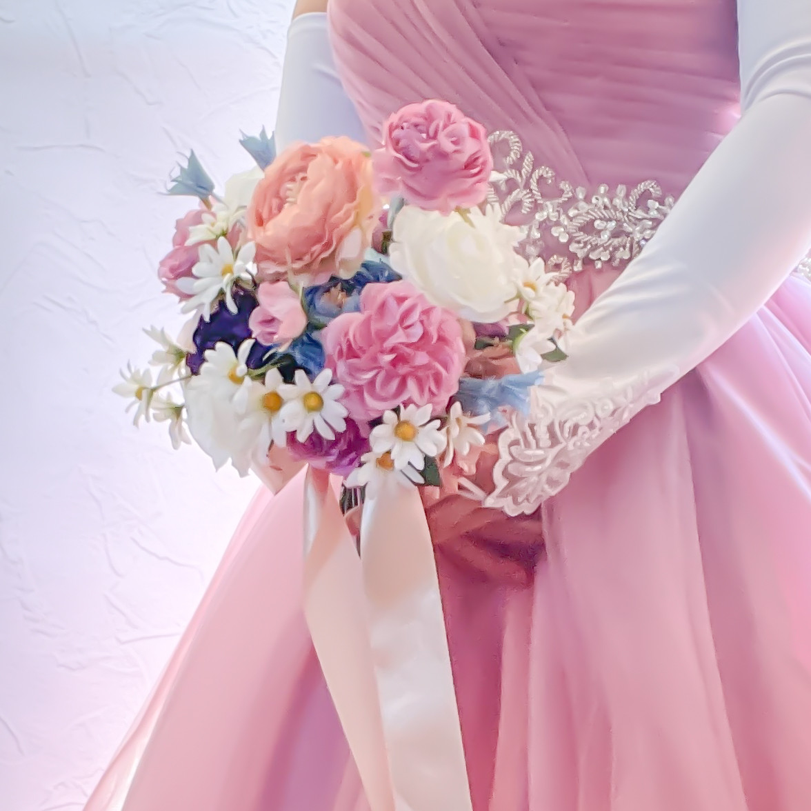 【プリンセス・ドリームブーケ】お姫様気分を叶えるアーティフィシャルフラワー ブーケ｜詳細画像