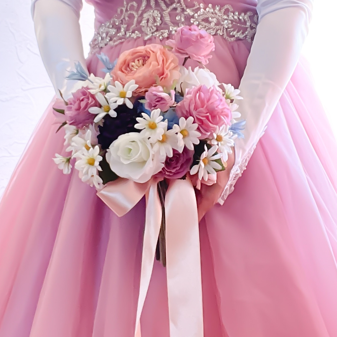 【プリンセス・ドリームブーケ】お姫様気分を叶えるアーティフィシャルフラワー ブーケ｜詳細画像