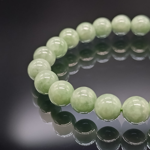 翡翠(ジェダイト)・8mm【高品質】5A ブレスレット ブレスレット 天然石