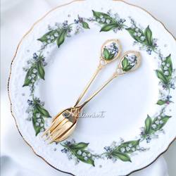 大きなお口で「いただきま～す！」　オリーブのスプーン5本セット　Hejera20 大きなお口で「いただきま～す！」 オリーブのスプーン5本セット