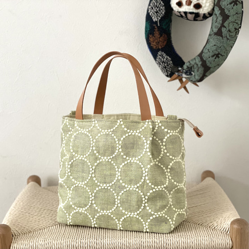 再販⚮̈ミナペルホネン dop tambourine black かくれんぼトート ⚮̈