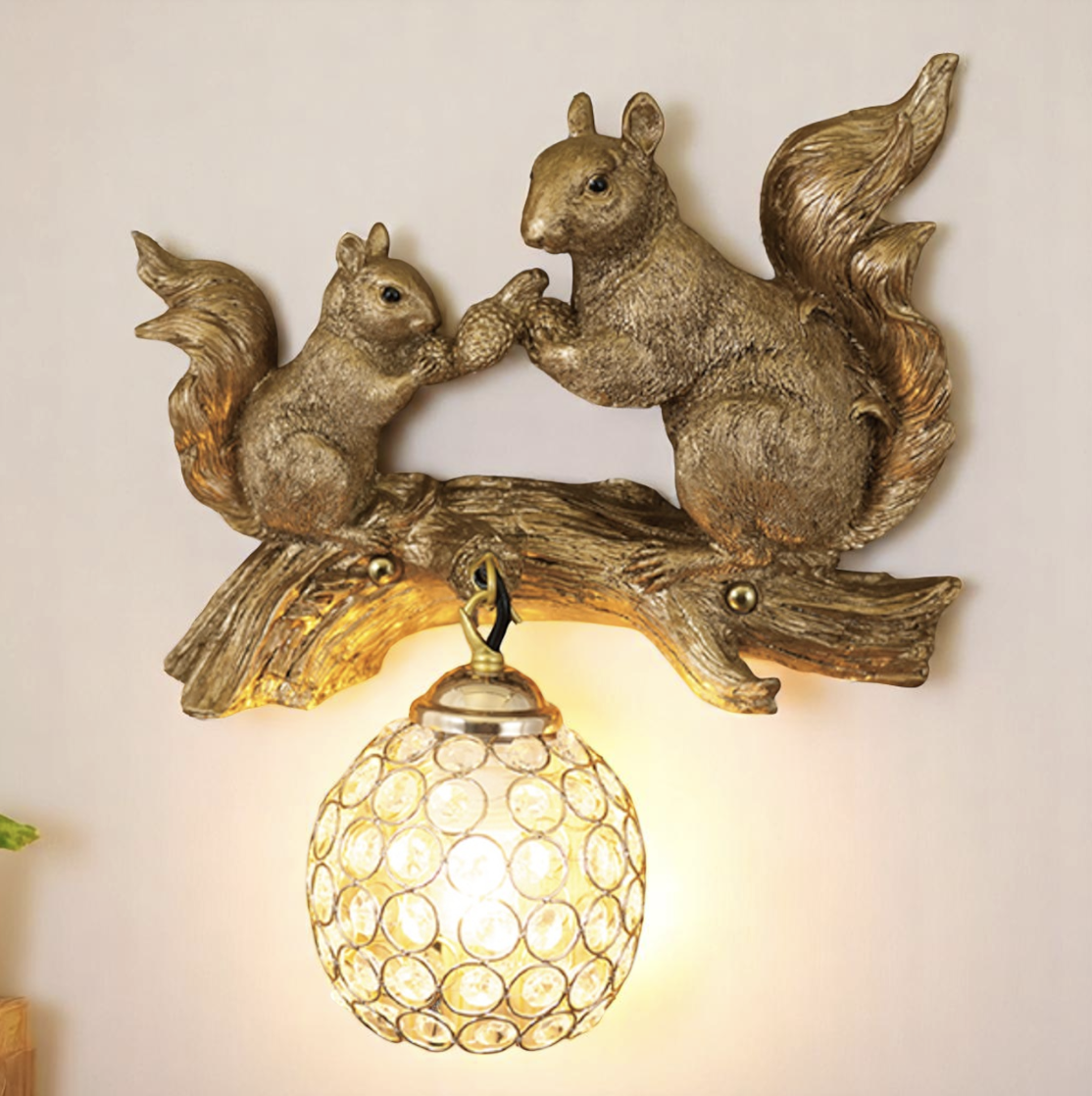 「光あつめる森の番人」ウォールランプ【LED電球付属】