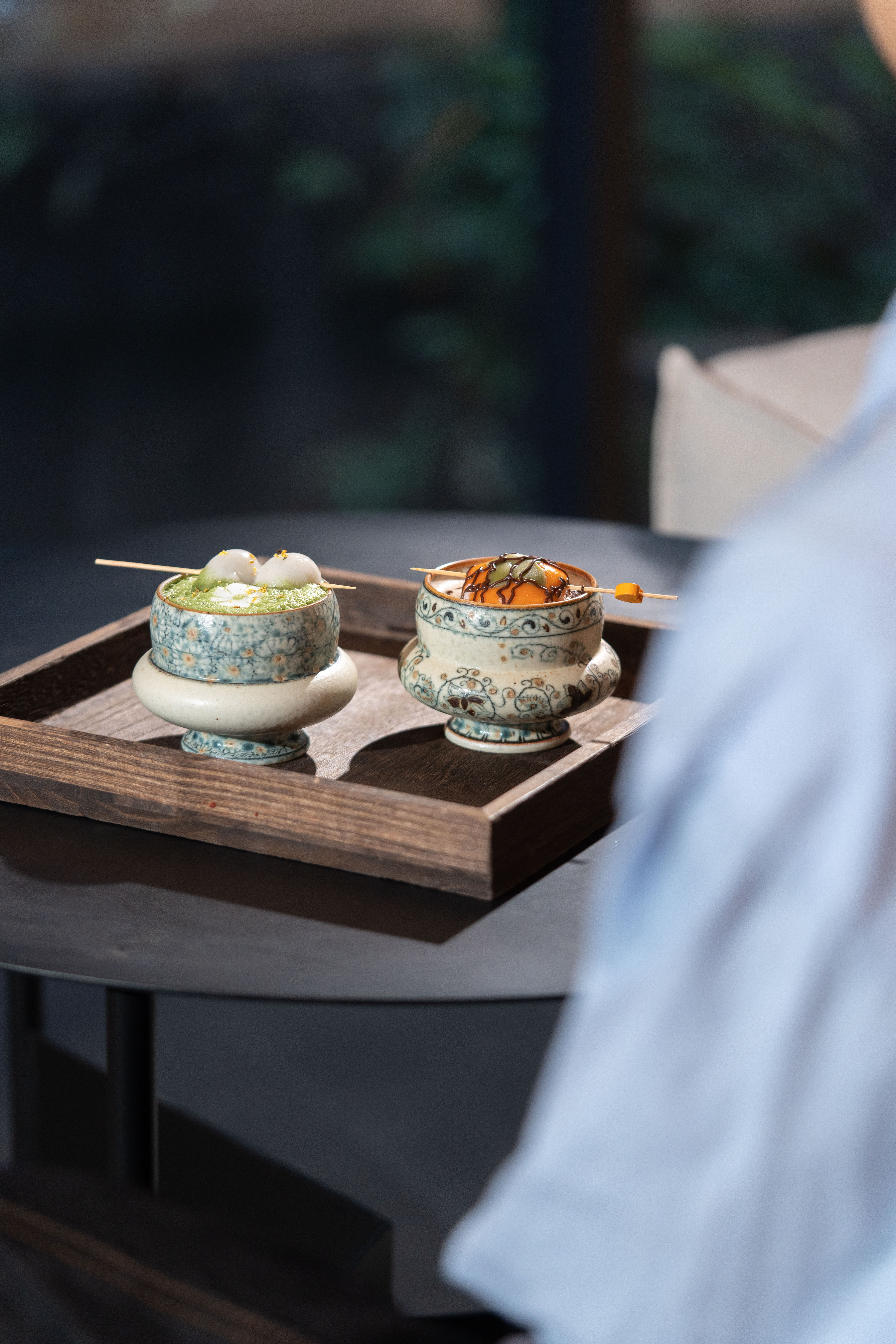 詩瓷集 中国風手作青花磁器 流釉タイプ デイジーフロートカップ 再販 230ml 景徳鎮 ラテアート対応コーヒーカップ