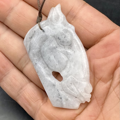 2025.3.18白馬 糸魚川最上級ロウカン翡翠 ネックレス・ペンダント ケン