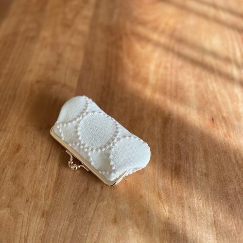 再販】がま口リップケース タンバリン ミナペルホネンがま口ポーチ