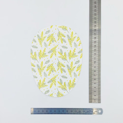 【5種から選べるマウスパッド】ミモザ サステナブルグッズ 小花柄 2枚目の画像