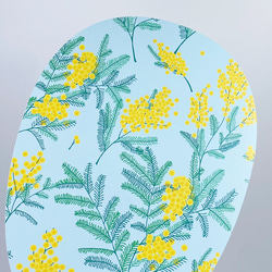 【5種から選べるマウスパッド】ミモザ サステナブルグッズ 小花柄 7枚目の画像