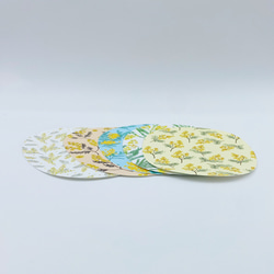 【5種から選べるマウスパッド】ミモザ サステナブルグッズ 小花柄 3枚目の画像