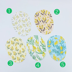 【5種から選べるマウスパッド】ミモザ サステナブルグッズ 小花柄 14枚目の画像