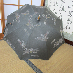 本場村山大島紬の着物から日傘（傘袋付き） 傘・日傘 MICHI 通販