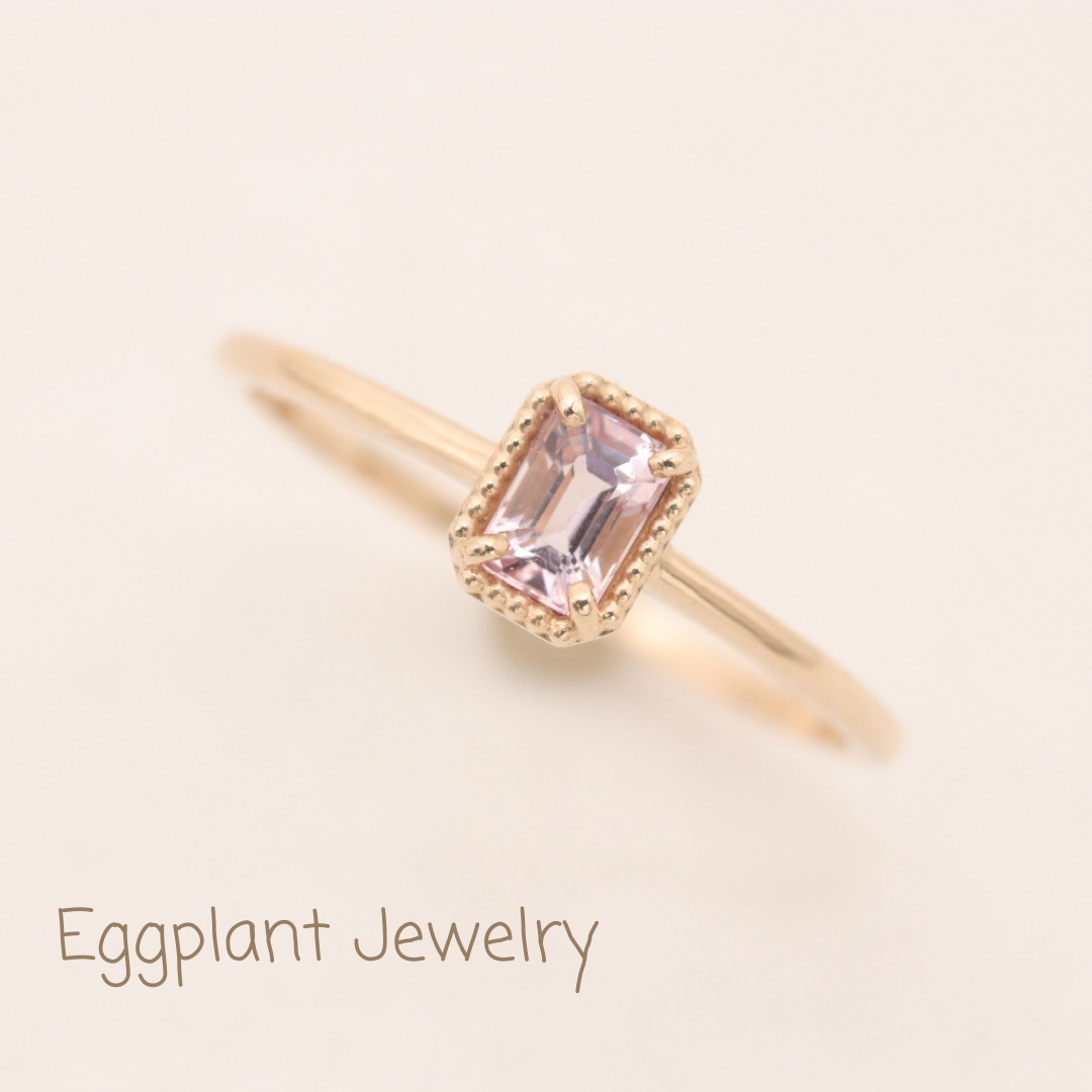 【K10/1点物】モルガナイトリング