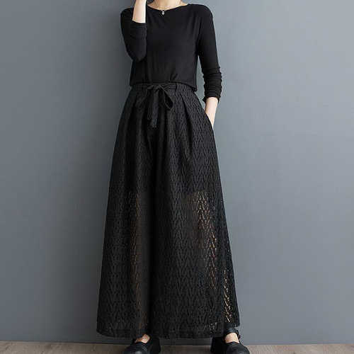 大きいサイズ レディース パンツ　シアー　レース　春夏 秋 新品 大きいサイズ レディース パンツ シアー レース 春夏 秋 新品