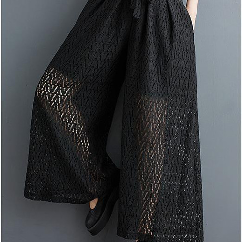 大きいサイズ レディース パンツ　シアー　レース　春夏 秋 新品 大きいサイズ レディース パンツ シアー レース 春夏 秋 新品
