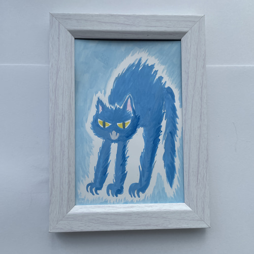 美品 ダイアン・エルソン「キッチン」水彩画 直筆サイン入 額縁入 猫 ねこ Yahoo!オークション - 美品 英国製 John Ellam ダイアン