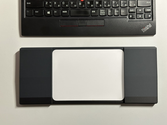 汎用コンパクトキーボード向けリストレスト Magic Trackpad対応 セミ