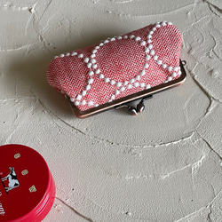 ミナペルホネン タンバリン仕切りがま口 がま口財布 がま口ポーチ