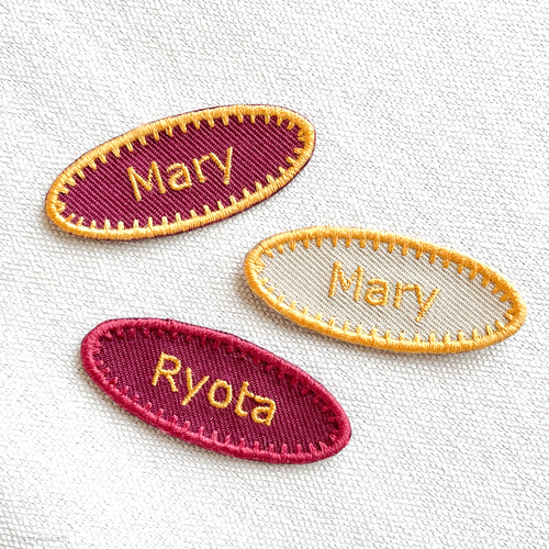 『みほ様』お名前ワッペン お名前刺繍 ワッペン 】 ひらがなワッペン お名前ワッペン 総