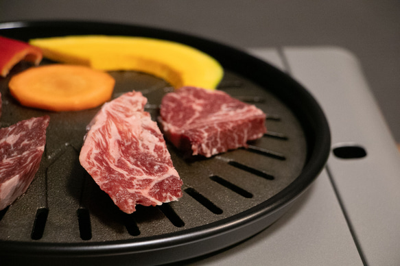 鋳物鉄板【Maru ban 丸板】お店の味をご自宅で！ イワタニ やきまる 1 2 3 スモークレスグリル 焼肉プレート 17枚目の画像