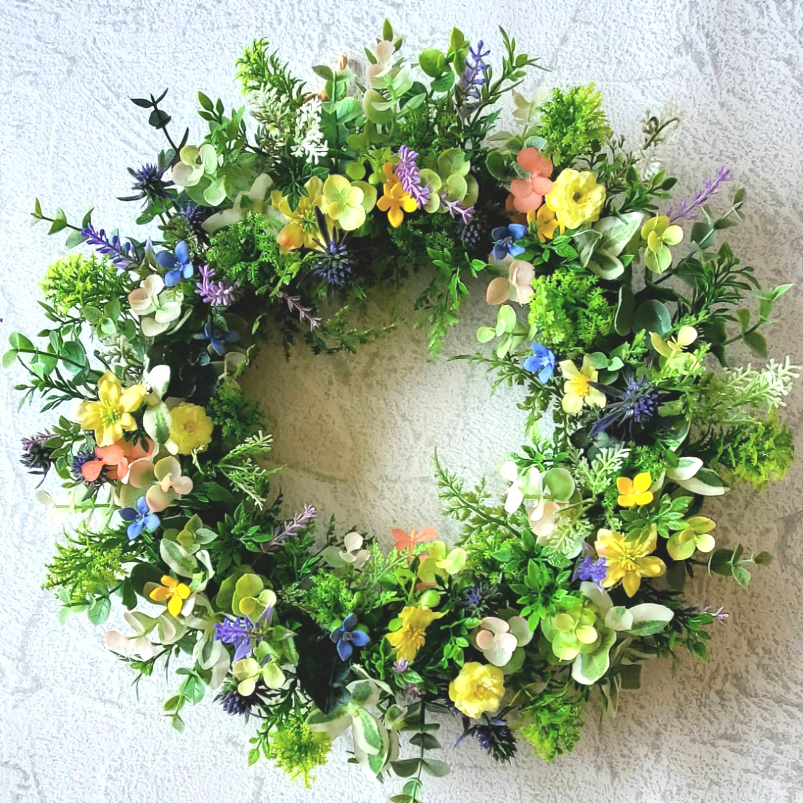 春の爽やかリース*約36cm*『Creema限定』