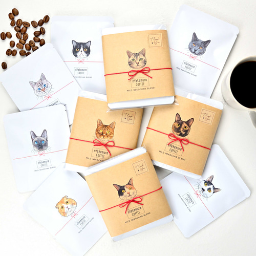 ✨オーダーメイド✨命名書ドリップコーヒー☕️ギフト/内祝い/プチギフトに最適 退職プチギフト〚お世話になりましたコーヒー〛5個セット(個包装