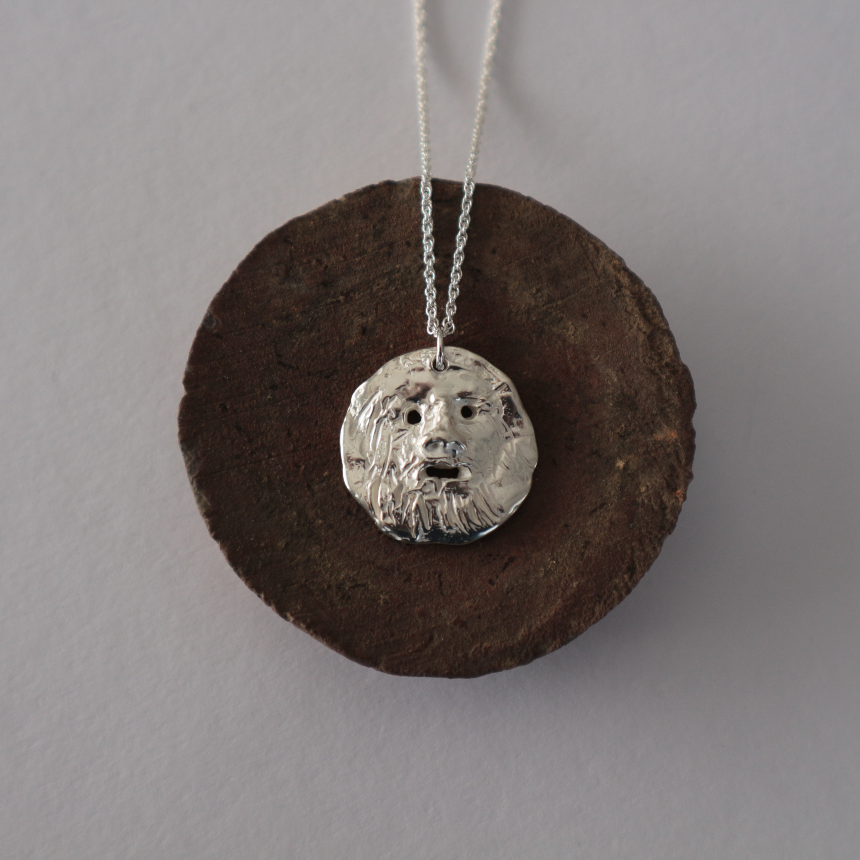 【Silver925】Bocca della Verita〈海神のネックレス〉