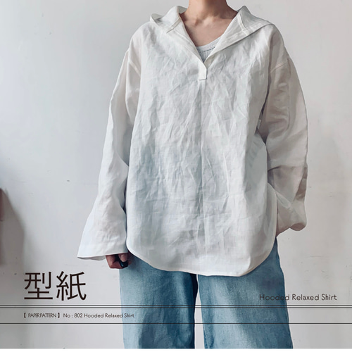 送料無料 新品   ボタン付きリラックスシャツ L SENSE OF PLACE｜『ユニセックス』リラックスフィットレギュラーカラー