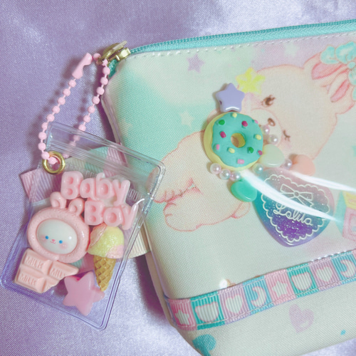 1枚から色が選べる】 キャンディバッグ キーホルダー ハトメ付き