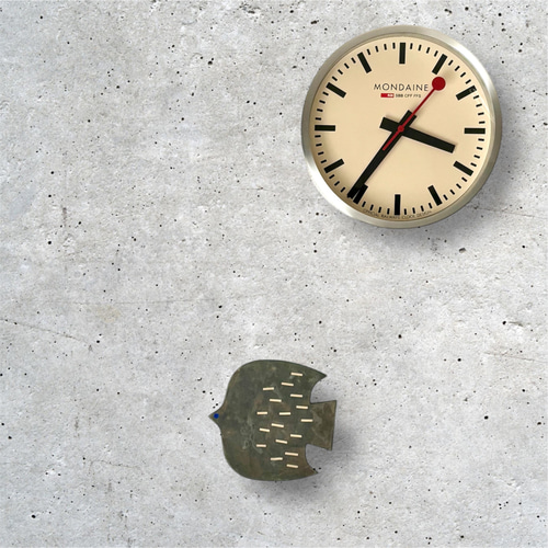 陶器の壁掛け 鳥 ウォールデコレーション 陶板 北欧好きな方にも