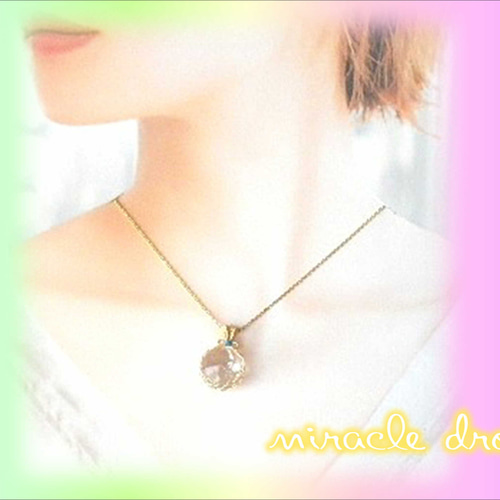 限定☆プレミアム極上レインボー水晶ペンダントトップ☆まるでオーロラ