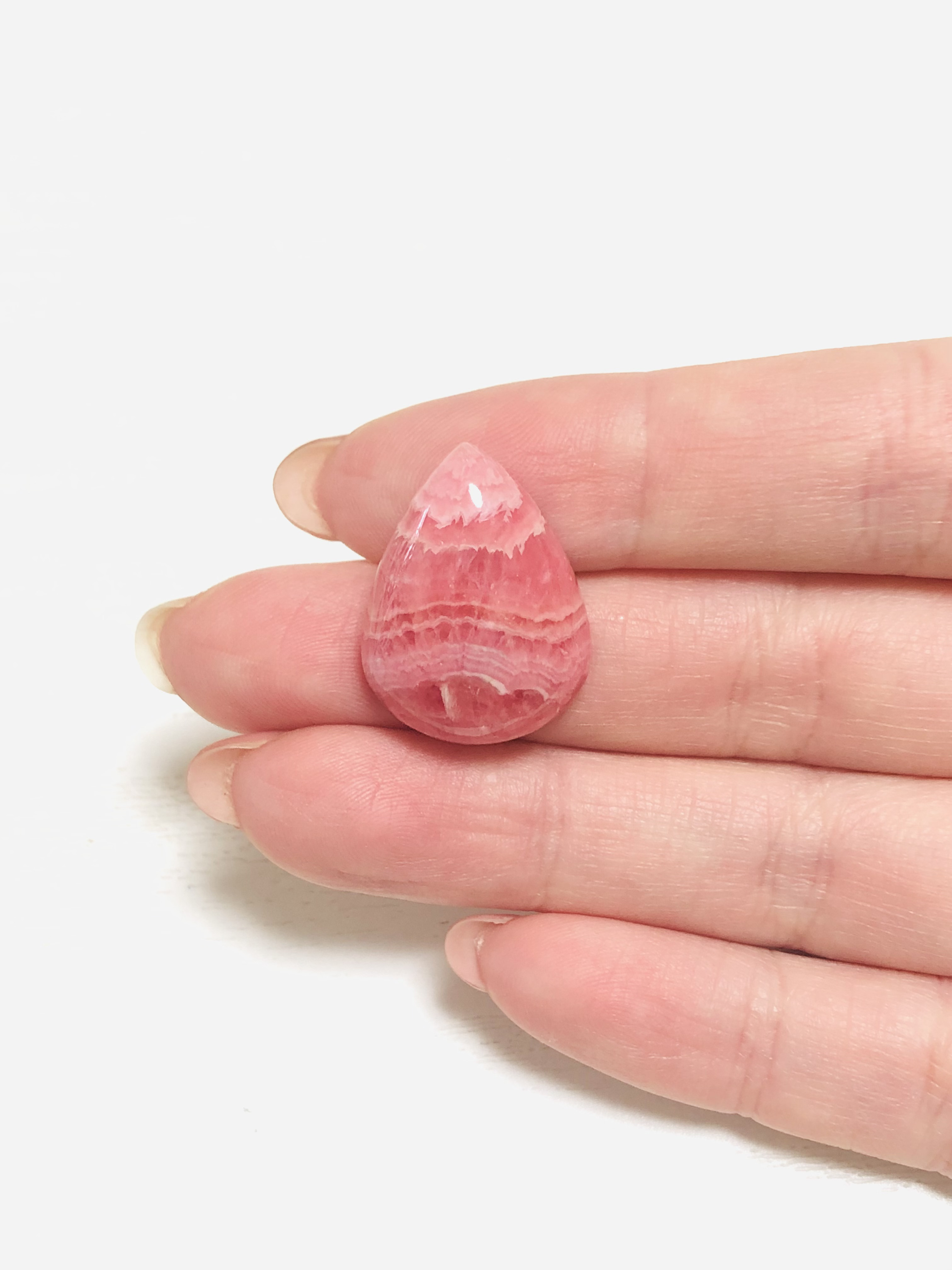 艶々ピンク★インカローズ（ロードクロサイト）のルースタンブル