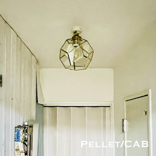 シーリングライト 照明 Pellet/CAB ガラス ランプシェード E26 LED