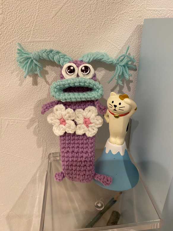 パクパクモンスターiQOSケース かぎ針編み物電子タバコケース アイコス